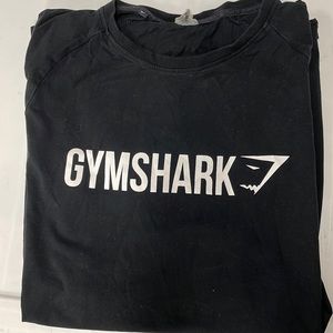GYMSHARK BLACK WORKOUT SHIRT